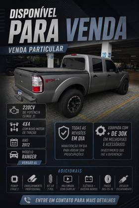 FORD RANGER 3.0 XL 4X4 CS TURBO ELECTRONIC DIESEL 2P MANUAL